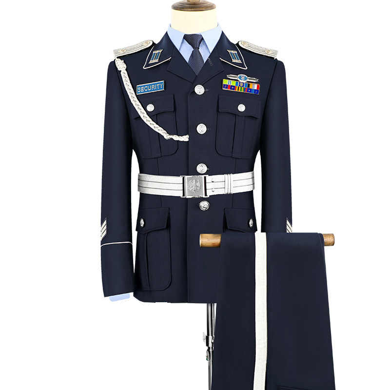 Men Formal Wear Sale - Preußischer Stil, tiefblaue Farbe, Sicherheitsuniform, Flughafen,