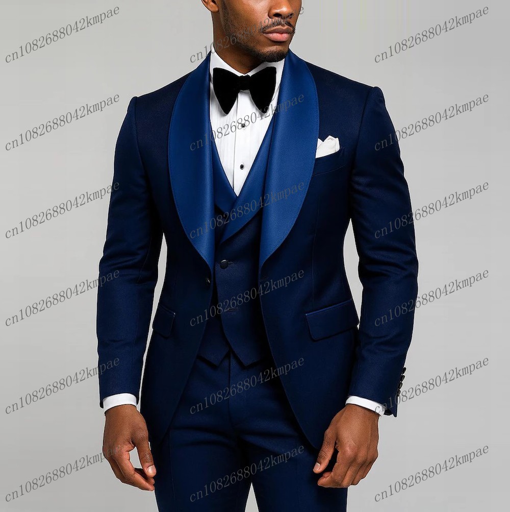 Men'S Formal Wear Rental - Neuer marineblauer formeller Herrenanzug, Bräutigam, Trauzeuge,