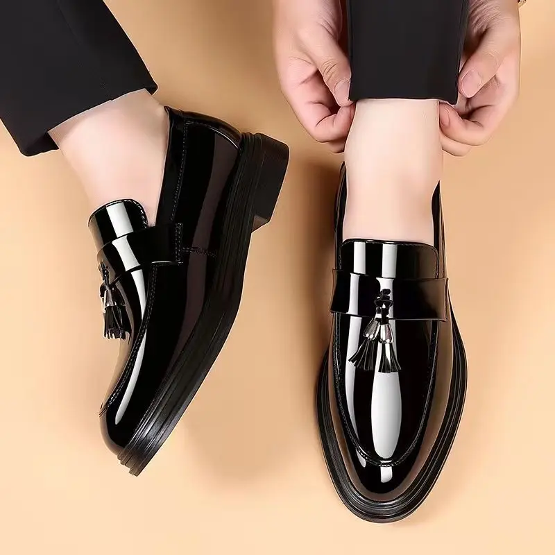 Men'S Formal Wear Rental - Schwarzer sozialer Schuh für Männer lässig