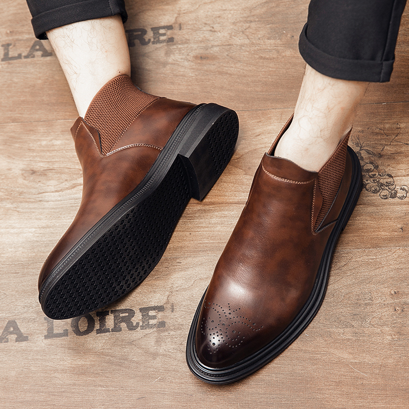 Men'S Style Formal Wear - High-Top-Lederschuhe sind vielseitig einsetzbar für Herren,