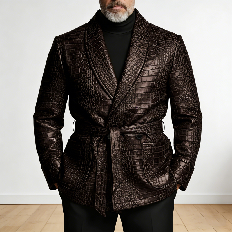 Men'S Formal Wear Belt - ﻿ Herren Blazer aus Leder mit
