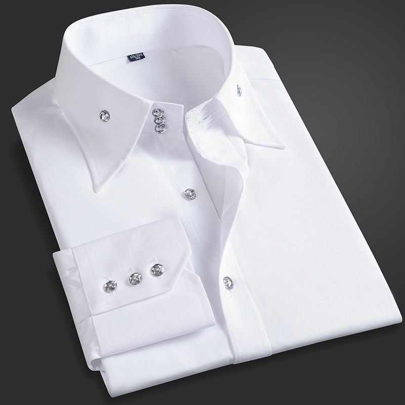 Men'S Style Formal Wear - Herren-Chefhemd für Frühling und Herbst, koreanische