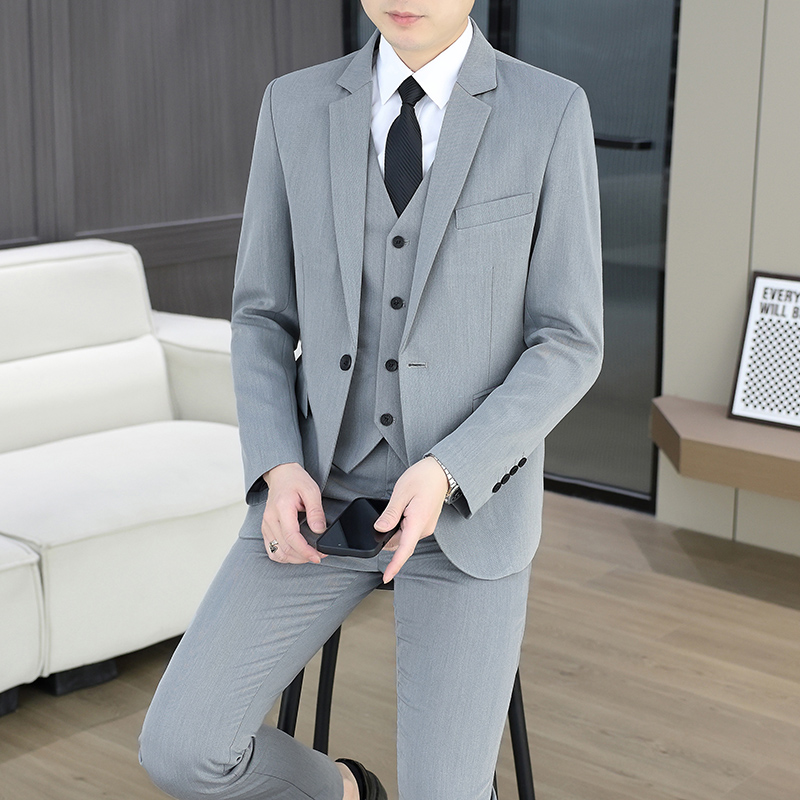 Men Formal Wear Fashion - Anzug (Blazer+Weste+Hose) Modischer Herren-Businessanzug für Outdoor