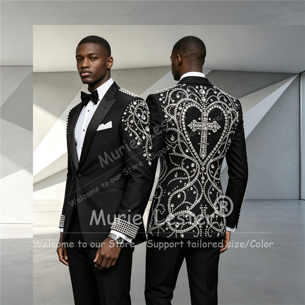 Men Formal Wear Fashion - Luxuriöses 2-Teiliges Anzug-Set für Herren, Hochwertige