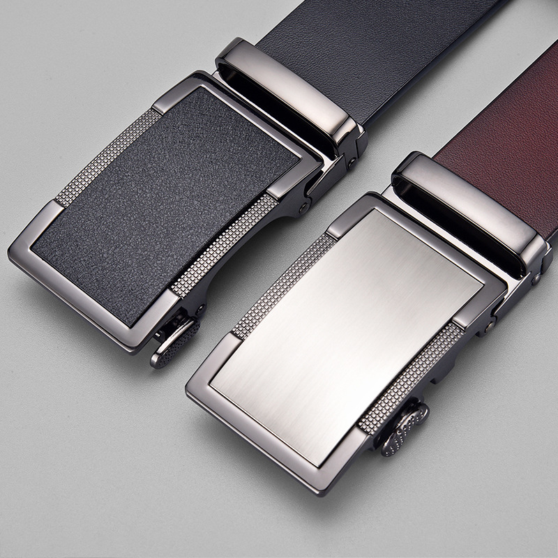 Men'S Formal Wear Belt - Business-Gürtel für Herren Bekannte Marke Echtleder-Gürtel