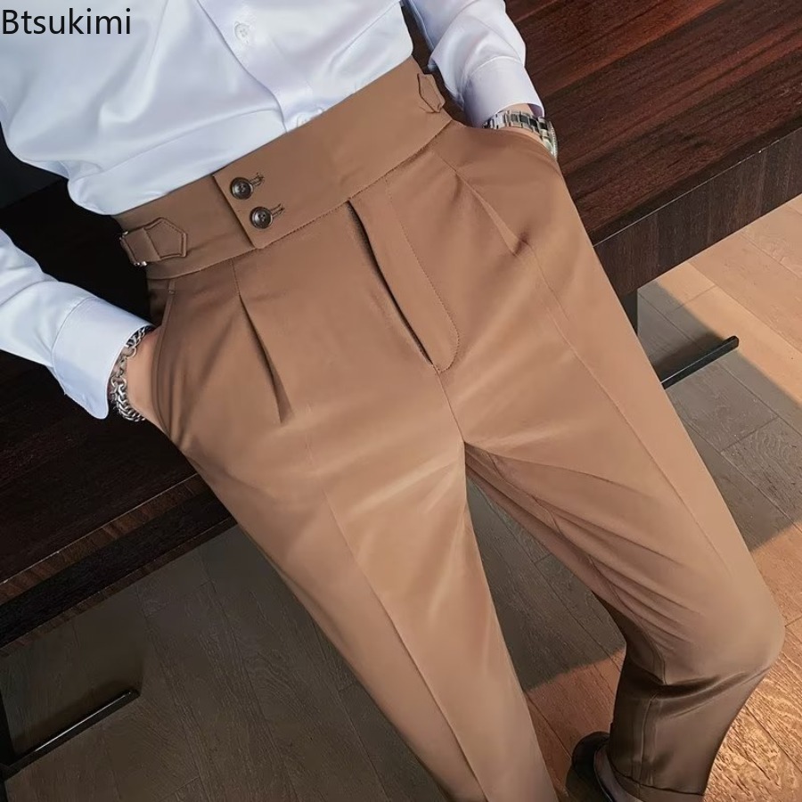 Men'S Formal Wear Rental - Neue 2026 männer Einfarbig Anzug Hosen