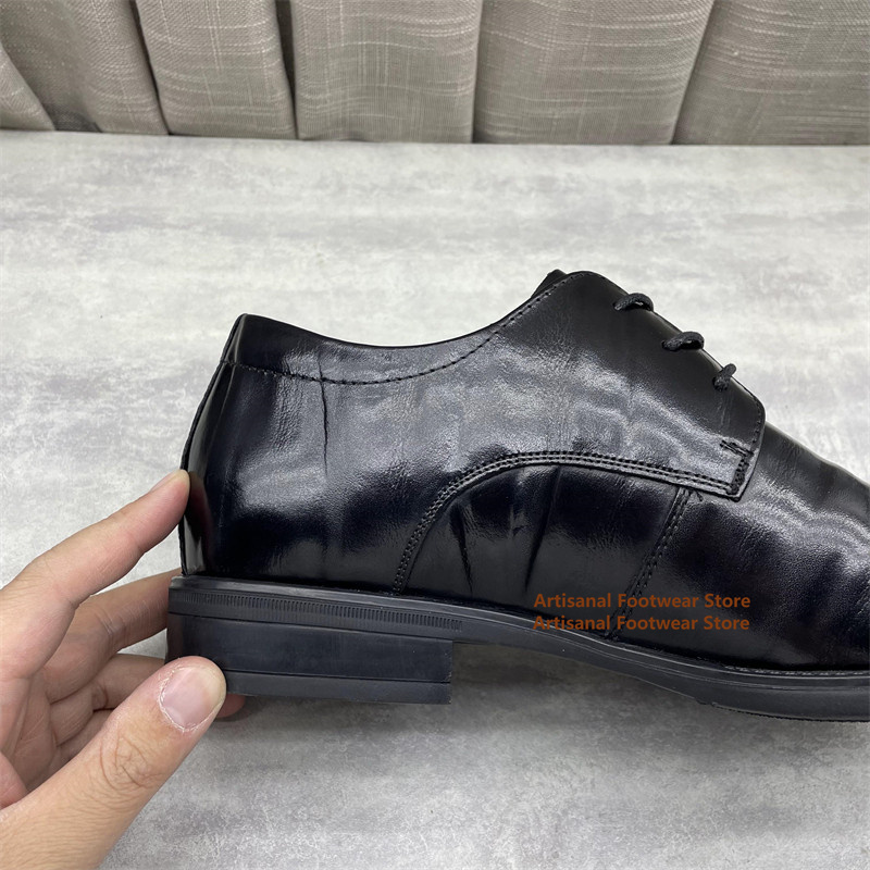Herren-Oxford-Schuhe aus schwa – Men Formal Wear Office Bewertung und Preis