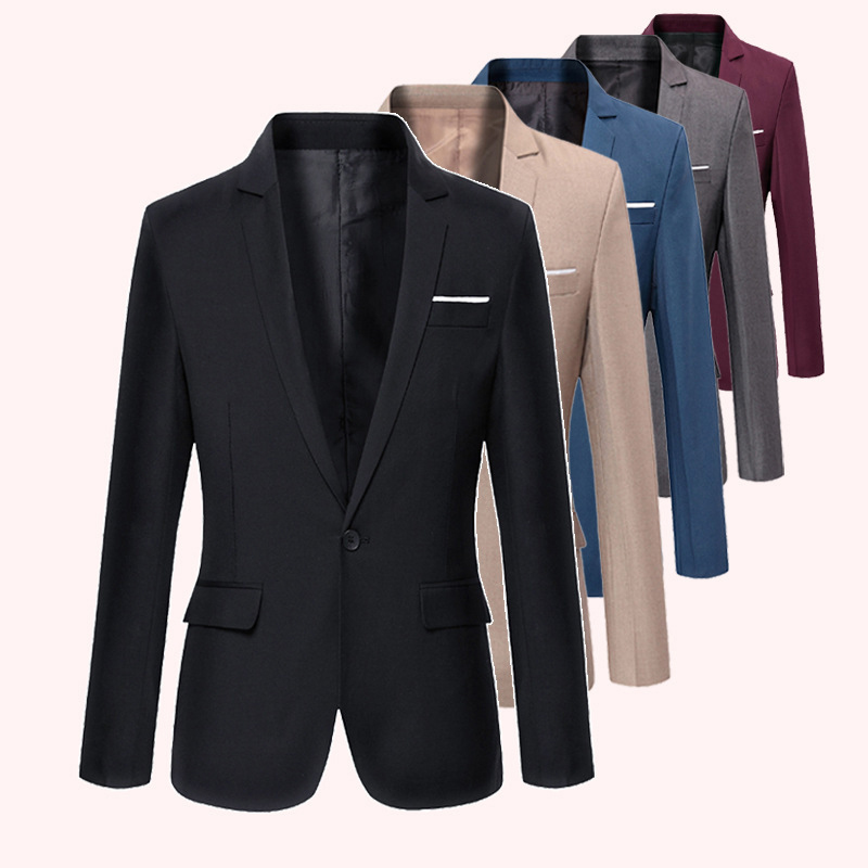 Anzug Mantel Männer einfarbig  – Men'S Formal Wear For Marriage Bewertung und Preis