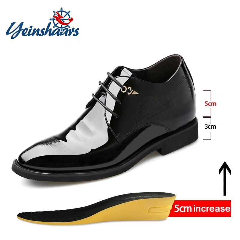 3/6/8 Cm Aufzug Schuhe Männer  – Men'S Formal Wear Rental Bewertung und Preis