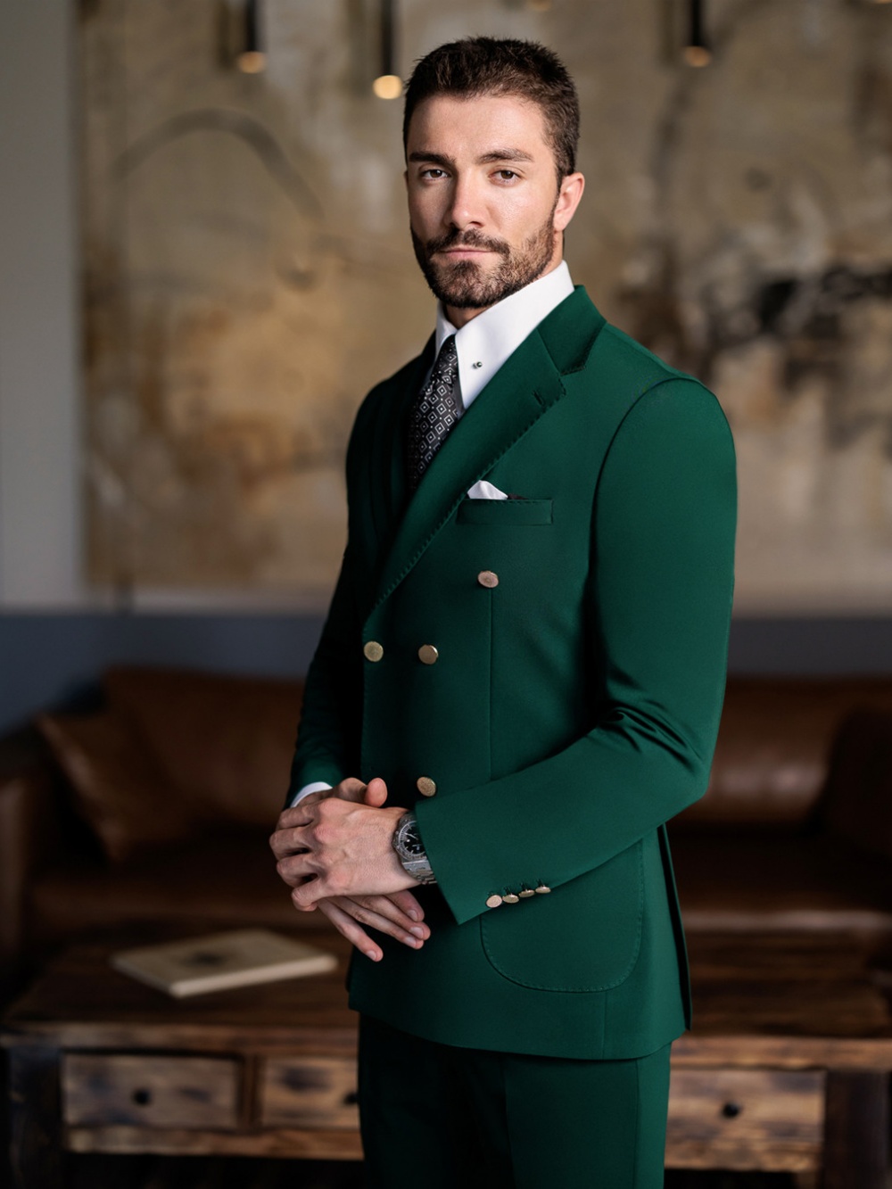 Grüner Formeller Slim-Fit Anzu – Men Formal Wear Pants Bewertung und Preis