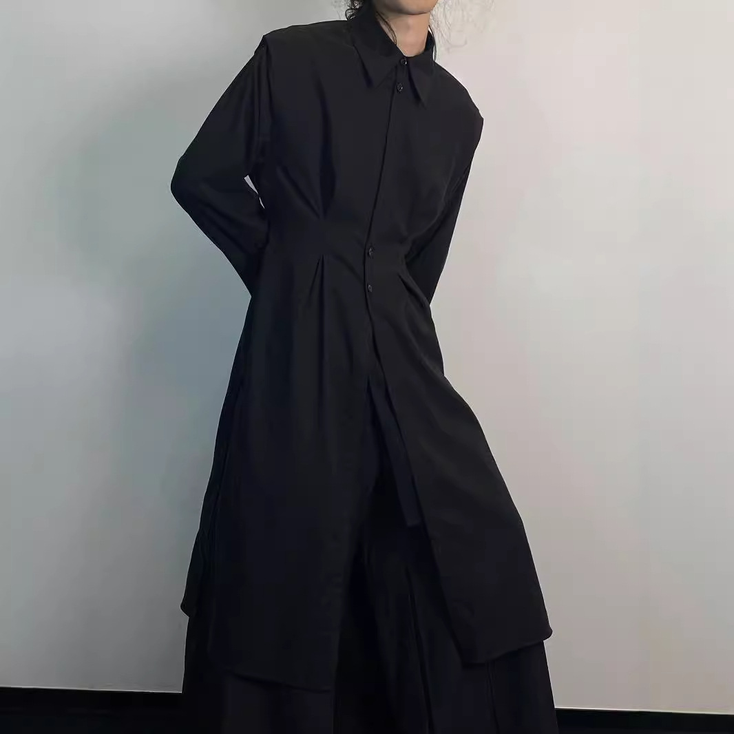 Y2K Gothic Trenchcoat Männer D – Men'S Formal Wear Belt Bewertung und Preis
