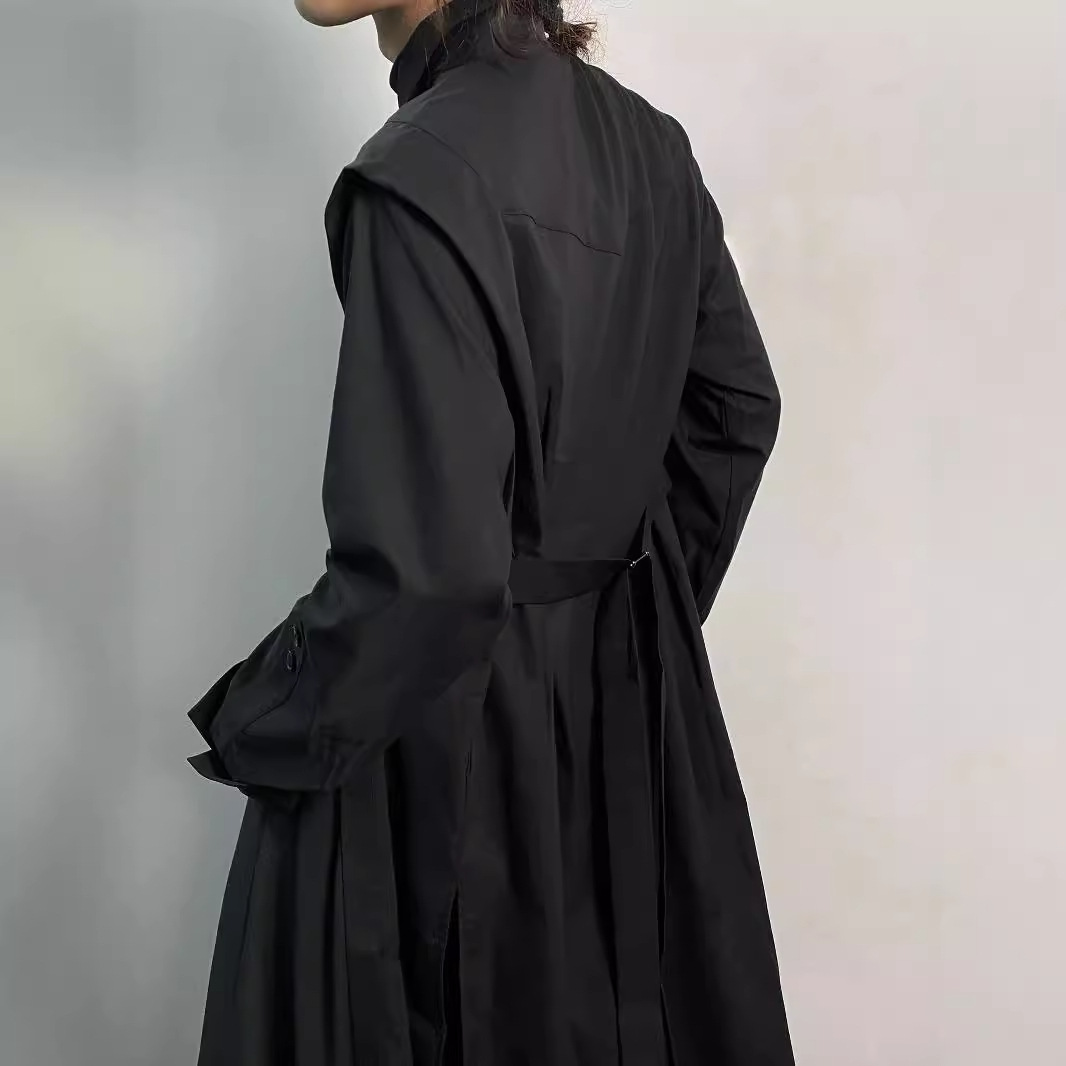 Y2K Gothic Trenchcoat Männer D – Men'S Formal Wear Belt Bewertung und Preis