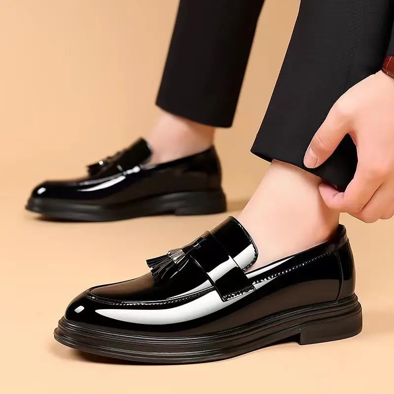 Schwarzer sozialer Schuh für M – Men'S Formal Wear Rental Bewertung und Preis