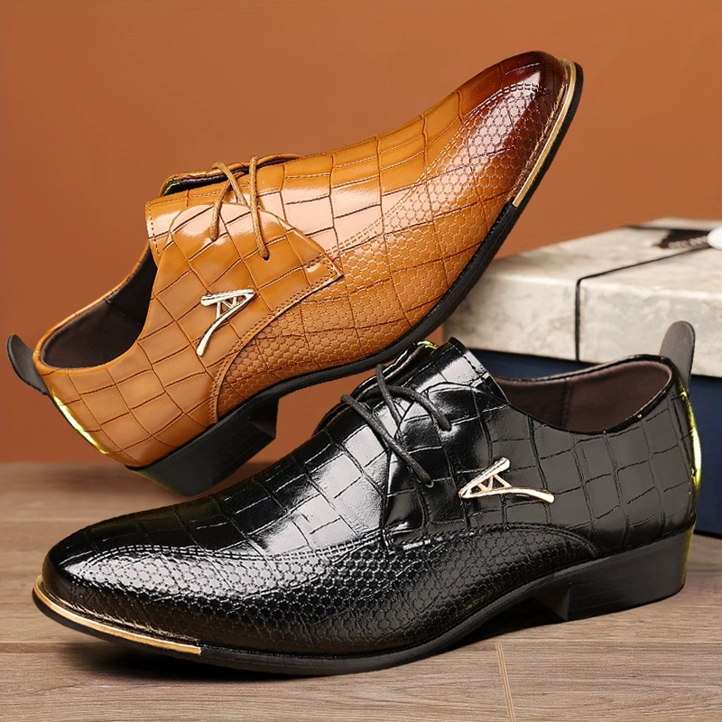 Mode PU Leder Schuhe Männer Bu – Men'S Formal Wear Rental Bewertung und Preis