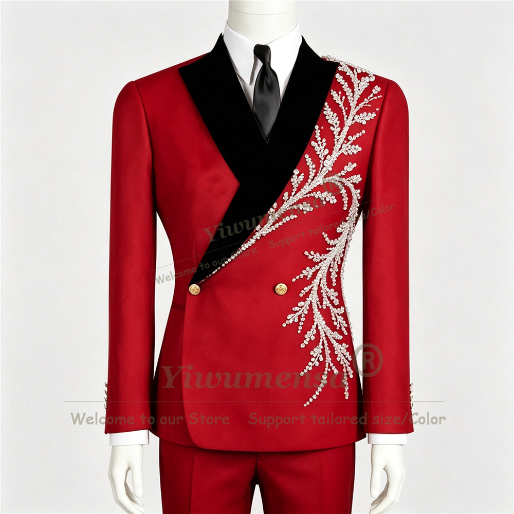 Exklusive Diamant-Perlen-Anzüg – Men Formal Wear Fashion Bewertung und Preis