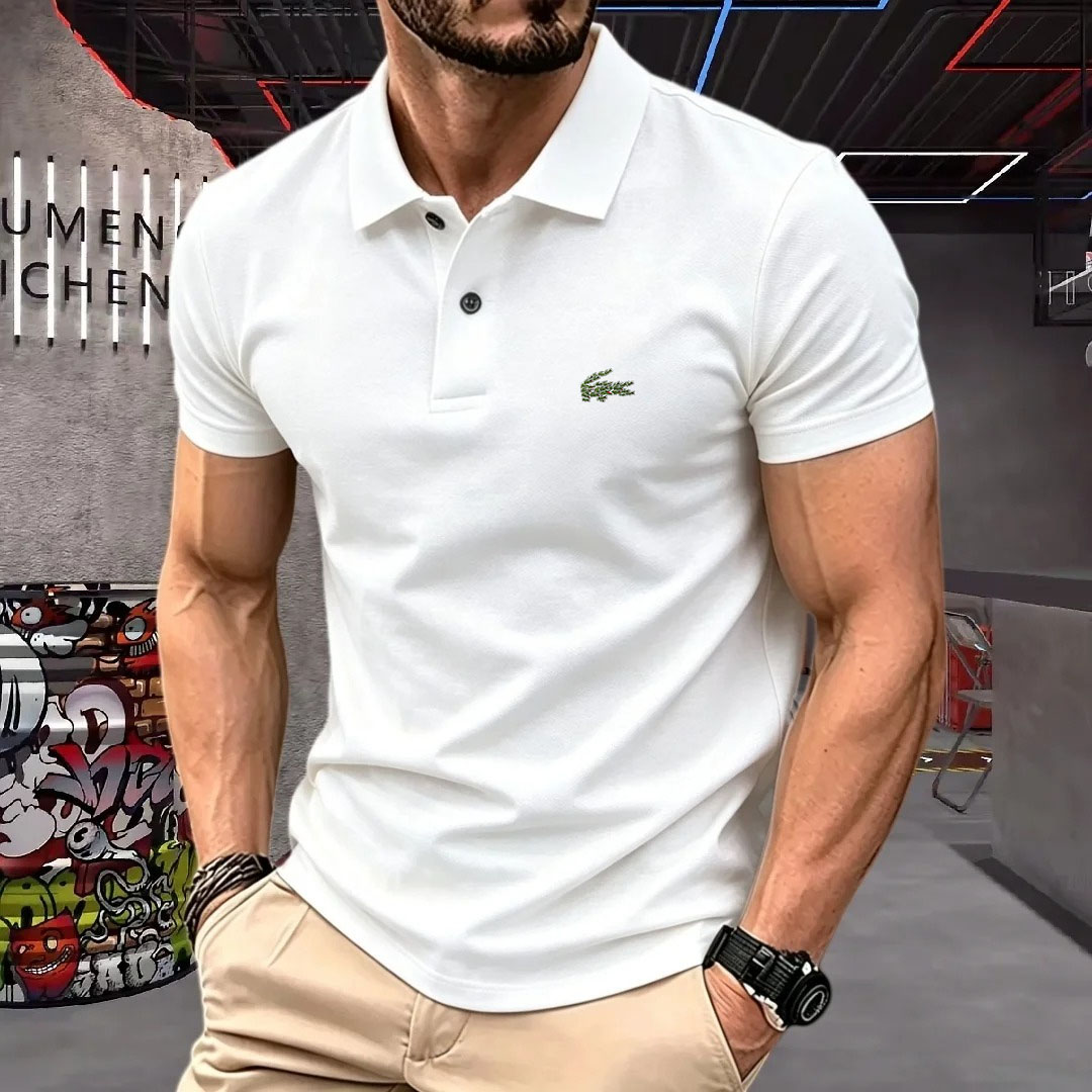 Herren Kurzarm-Poloshirt mit K – Men'S Formal Wear Rental Bewertung und Preis