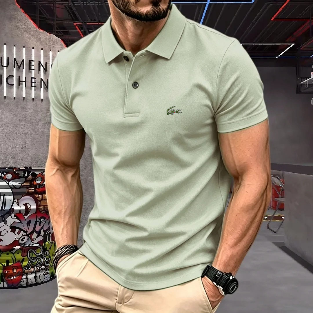 Herren Kurzarm-Poloshirt mit K – Men'S Formal Wear Rental Bewertung und Preis