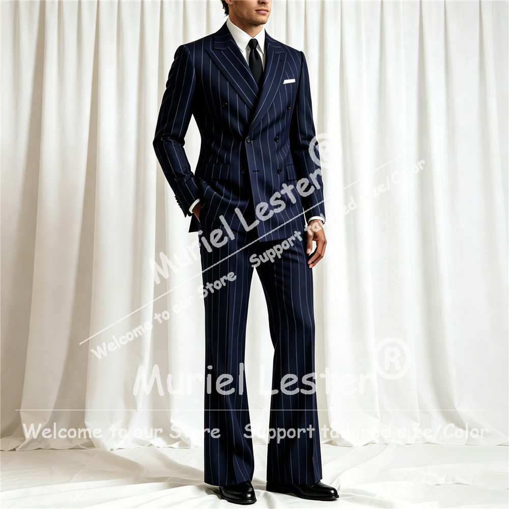 Eleganter Streifenanzug für He – Men'S Style Formal Wear Bewertung und Preis