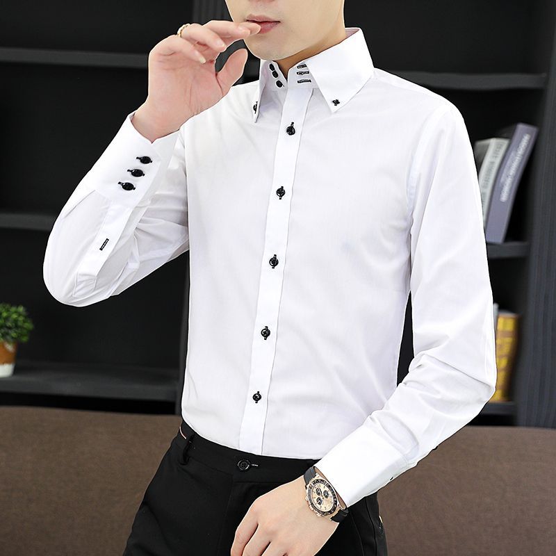 Herren-Chefhemd für Frühling u – Men'S Style Formal Wear Bewertung und Preis