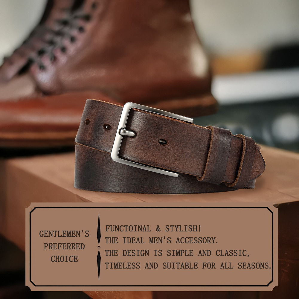 Herren-Gürtel aus Echtem Leder – Men'S Formal Wear Belt Bewertung und Preis