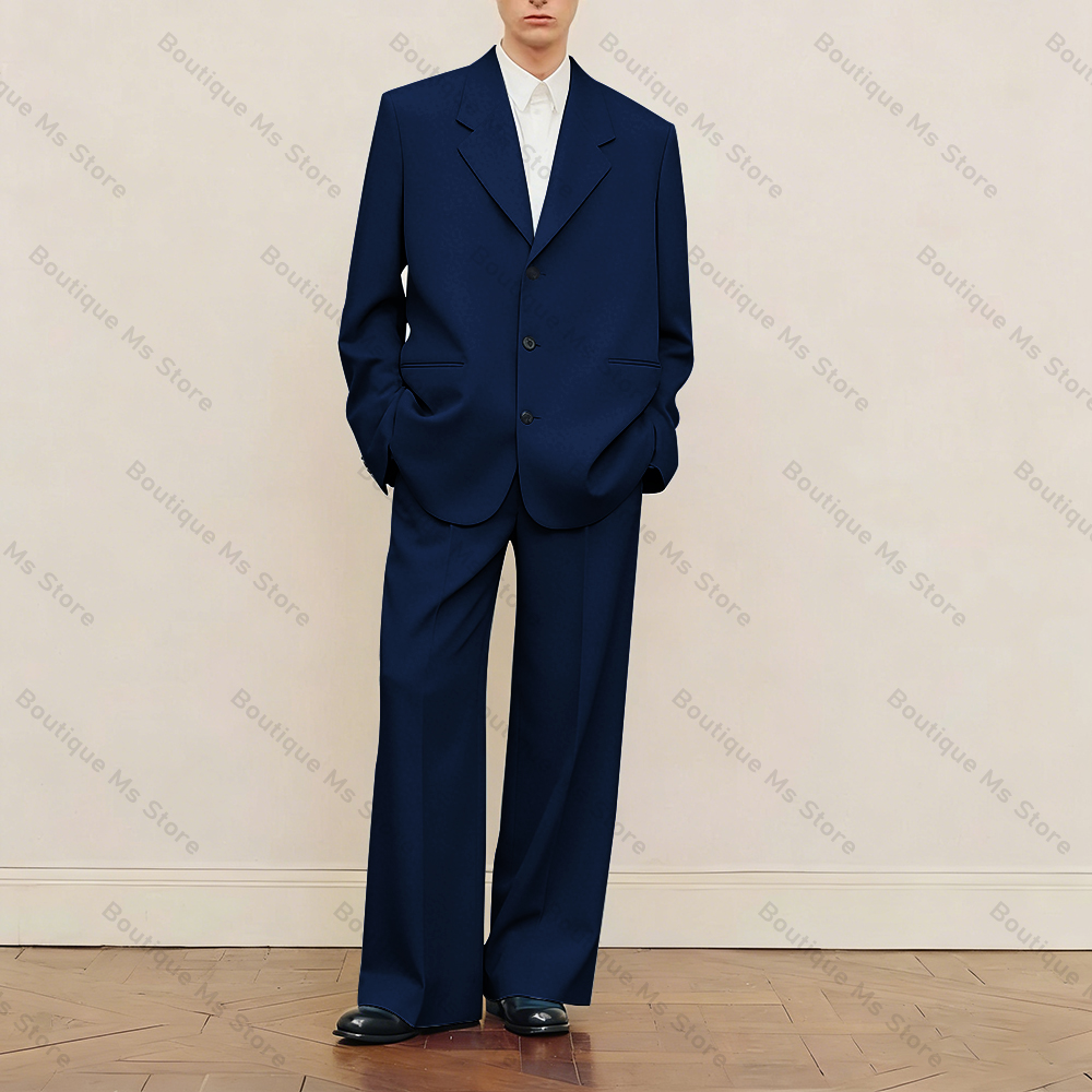 Schwarzes, übergroßes Anzugset – Men Formal Wear Pants Bewertung und Preis