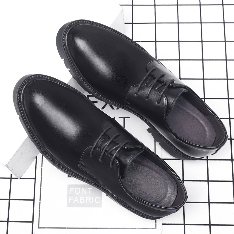 Herrenschuhe aus schwarzem Led – Men Formal Wear Office Bewertung und Preis
