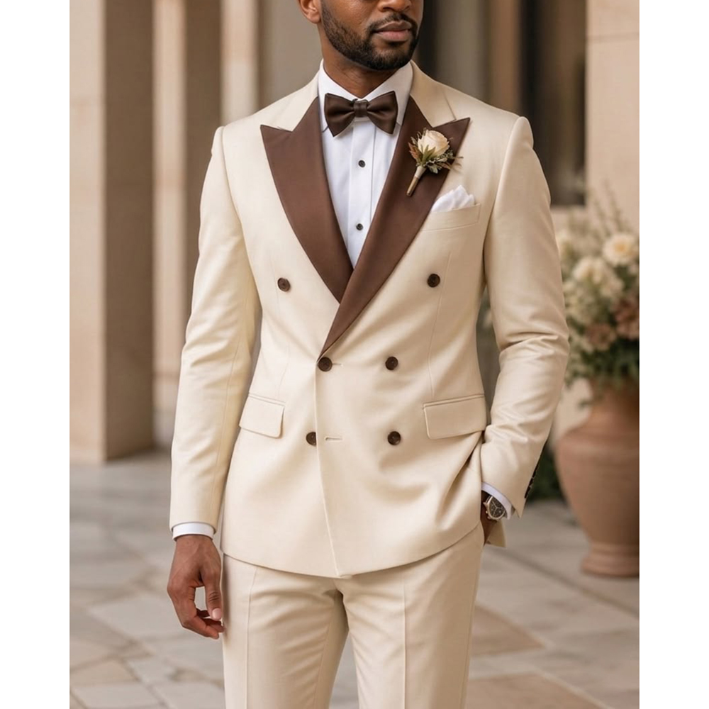 Herren Doppelreihiger Smoking  – Men Formal Wear Fashion Bewertung und Preis