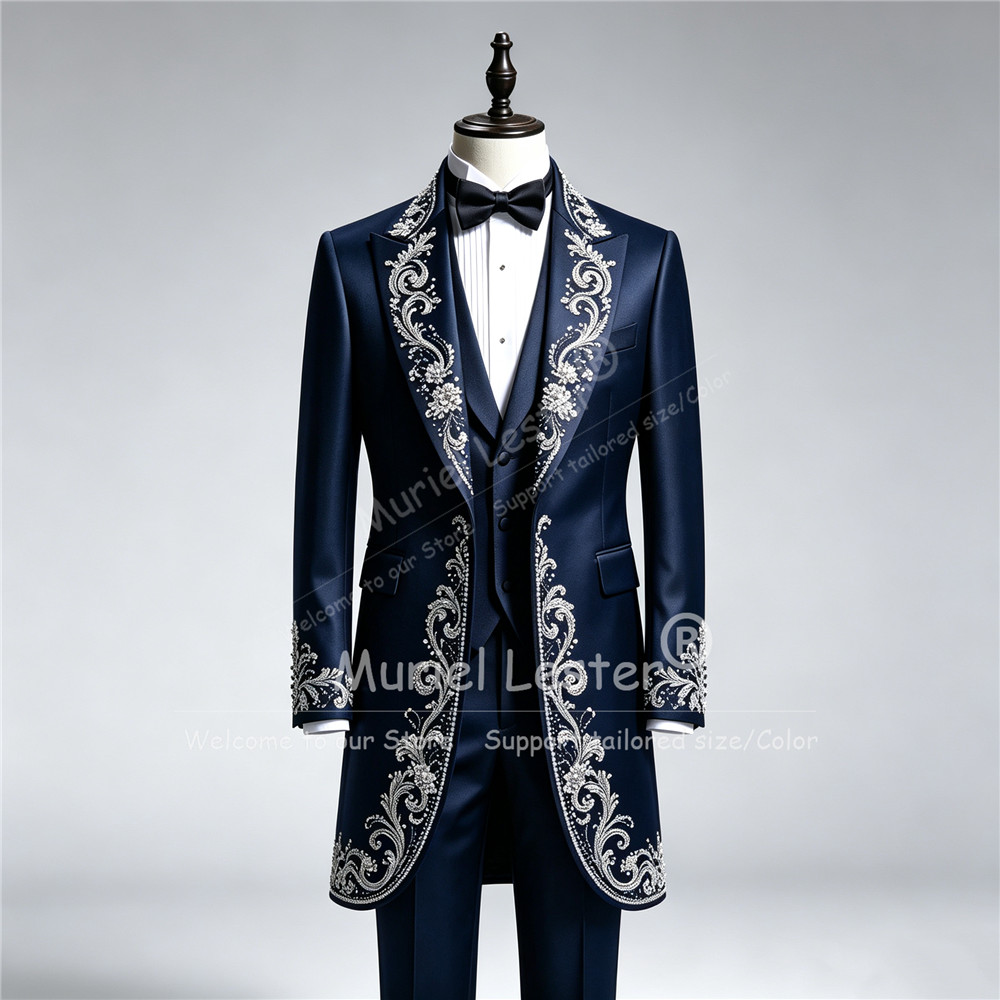 Luxuriöser Herren-Hochzeitsanz – Men Formal Wear Pants Bewertung und Preis